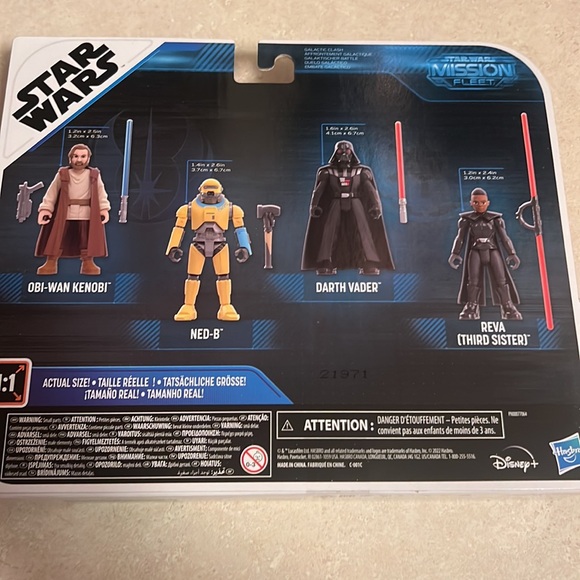 New Star wars mission fleet Figure 4 PK, Obi WanKenobi, Reva, Darth Vader, Ned B - Picture 4 of 4